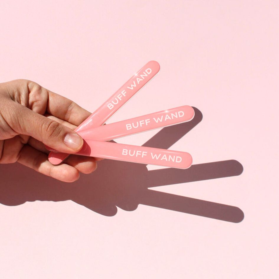 Bundle 3 x Buff Wands + Nourishing Nail Growth Cuticle Oil